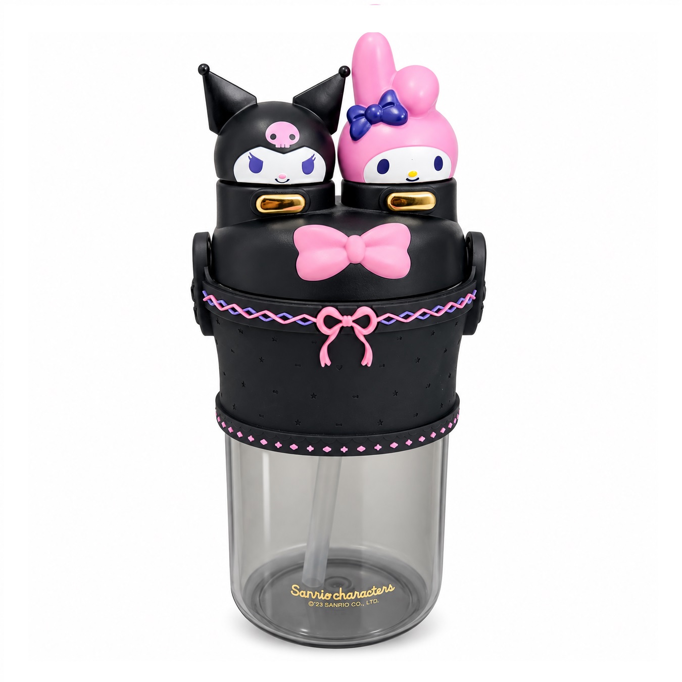 تصاویر قمقمه دخترانه دو حالته مدل Sanrio character طرح کرومی و ملودی رنگ مشکی حجم 700 میلی لیتر کد 30718 قمقمه دخترانه دو حالته مدل Sanrio character طرح کرومی و ملودی رنگ مشکی حجم 700 میلی لیتر کد 30718