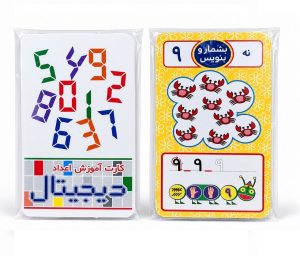 عکس فلش کارت آموزش اعداد دیجیتال - شماره 7