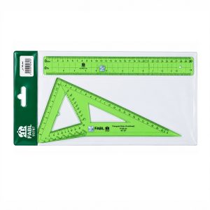 عکس ست گونیا تلفیقی و خط کش 30 سانت حرف ای فابل کد 93787 - شماره 14
