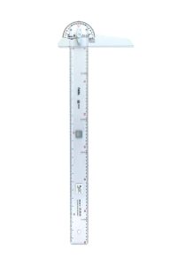 عکس خط کش مهندسی 30 سانتی مدل تی T متحرک کد 100110 - شماره 2
