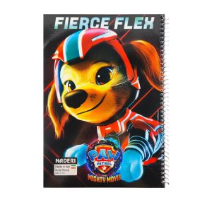 عکس دفتر ۶۰ برگ خط دار مجلد نادری NADERI سری سگ های نگهبان طرح FIERCE FLEX کد 00074 - شماره 2