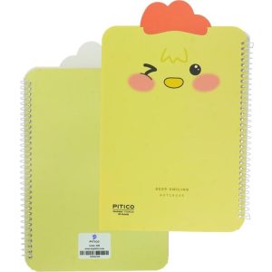 عکس دفتر حاشیه دار 40 برگ پیتیکو PITICO کد 398 طرح جوجه - شماره 5