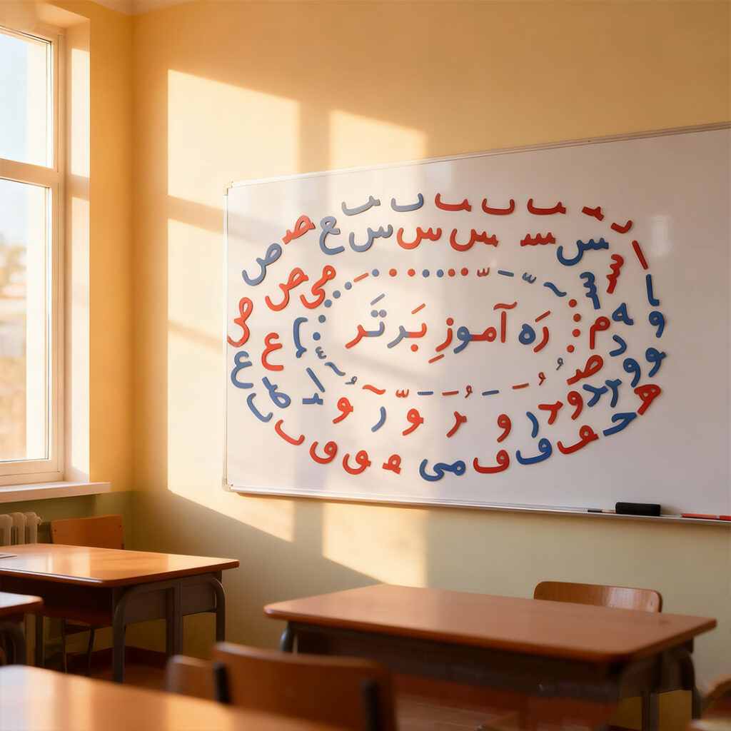 تصاویر بسته حروف الفبا چوبی مگنتی ره آموز کد 23429 بسته حروف الفبا چوبی مگنتی ره آموز کد 23429
