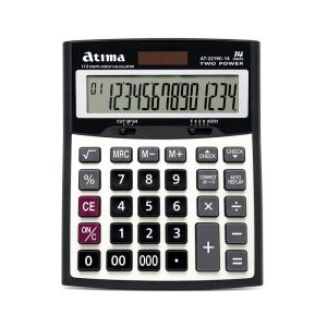 عکس ماشین حساب حرفه ای آتیما Atima مدل 3 صفر AT-2219C - شماره 5