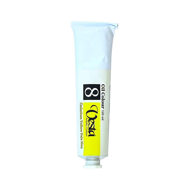 تصاویر رنگ روغن وستا رنگ Cadmium Yellow Pale 8 حجم 120 میلیلیتر کد 60003 رنگ روغن وستا رنگ Cadmium Yellow Pale 8 حجم 120 میلیلیتر کد 60003