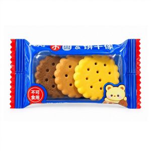 عکس پاک کن فانتزی وارداتی 3 عددی طرح بیسکویت گرد کد 667 - شماره 10