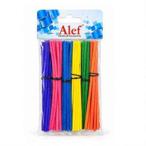 عکس چوب بستنی الف Alef مدل گرد شش رنگ - شماره 10