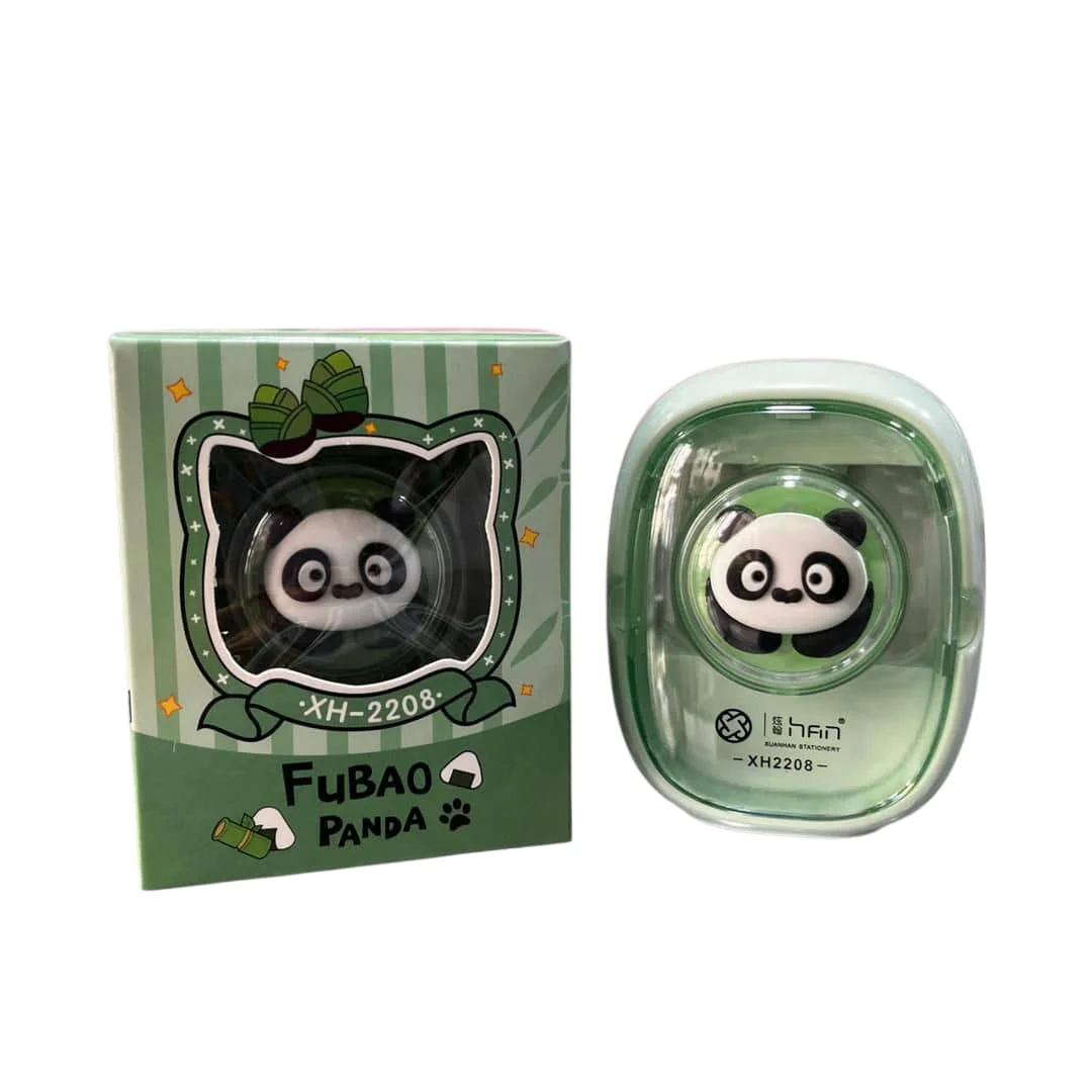 تصاویر تراش برقی وارداتی XUANHAN STATIONERY طرح پاندا رنگ سبز کد 2208 تراش برقی وارداتی XUANHAN STATIONERY طرح پاندا رنگ سبز کد 2208