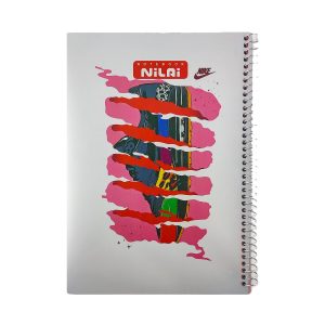 عکس دفتر 50 برگ شطرنجی نیلای NILAI مدل NIKE طرح کفش اسپرت کد 5320 - شماره 2