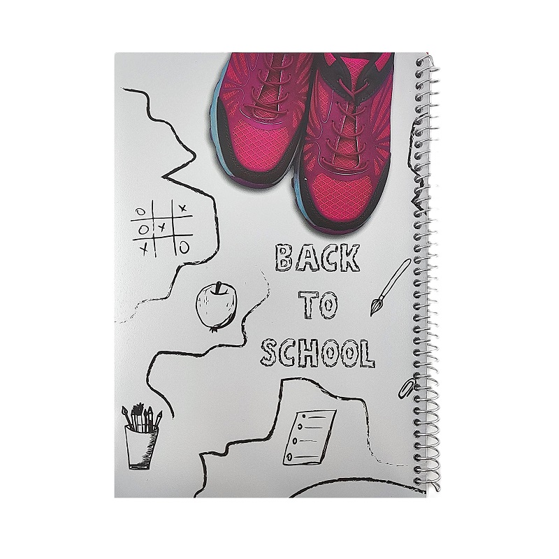 تصاویر دفتر 50 برگ شطرنجی نیلای NILAI مدل BACK TO SCHOOL طرح کفش سرخابی کد 5320 دفتر 50 برگ شطرنجی نیلای NILAI مدل BACK TO SCHOOL طرح کفش سرخابی کد 5320