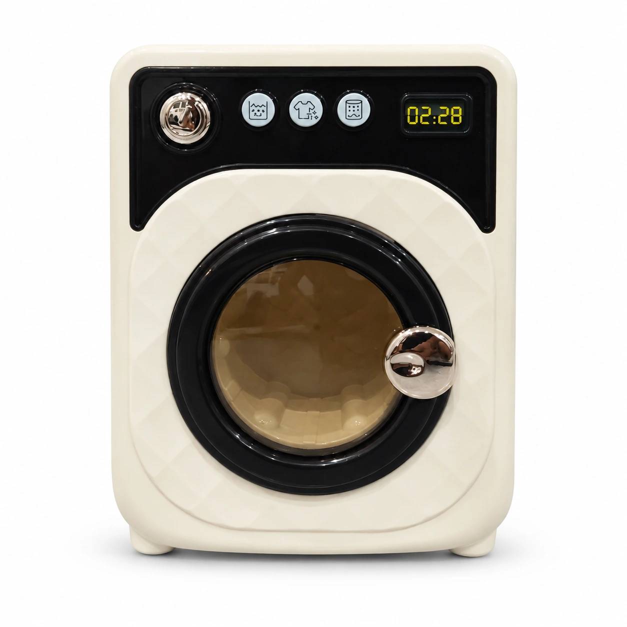 تصاویر ماشین لباسشویی اسباب بازی هوم اپلاینس Home Appliance مدل موزیکال و چراغدار با مخزن چرخان کد 22222 ماشین لباسشویی اسباب بازی هوم اپلاینس Home Appliance مدل موزیکال و چراغدار با مخزن چرخان کد 22222