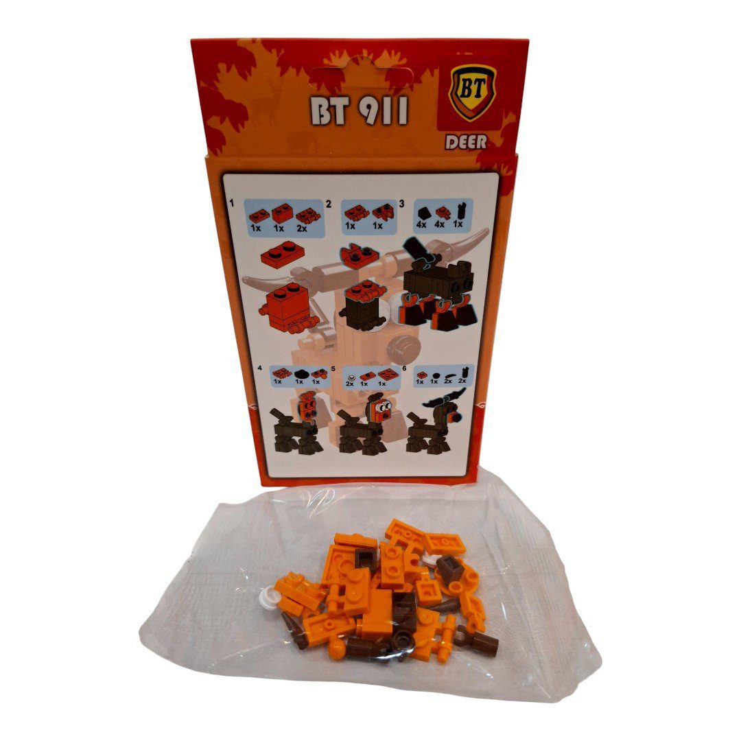 تصاویر لگو حیوانات BT طرح گوزن 30 قطعه کد BT911 لگو حیوانات BT طرح گوزن 30 قطعه کد BT911
