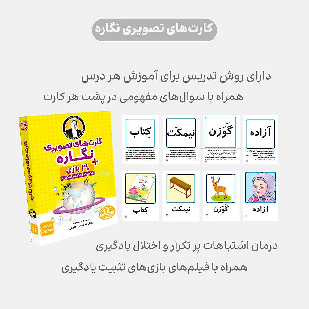 تصاویر کارت تصویری نگاره همراه با روش تدریس نشر فرای علم کد 400911 کارت تصویری نگاره همراه با روش تدریس نشر فرای علم کد 400911
