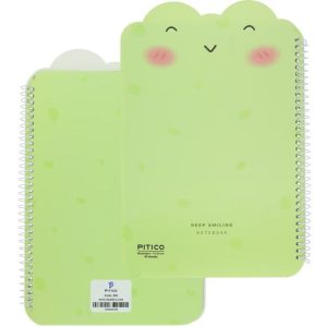 عکس دفتر حاشیه دار 40 برگ پیتیکو PITICO کد 398 طرح قورباغه - شماره 7